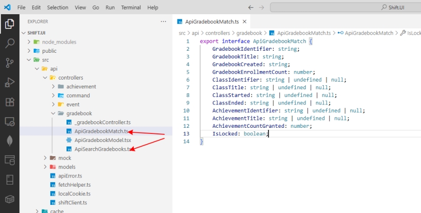 Search api models